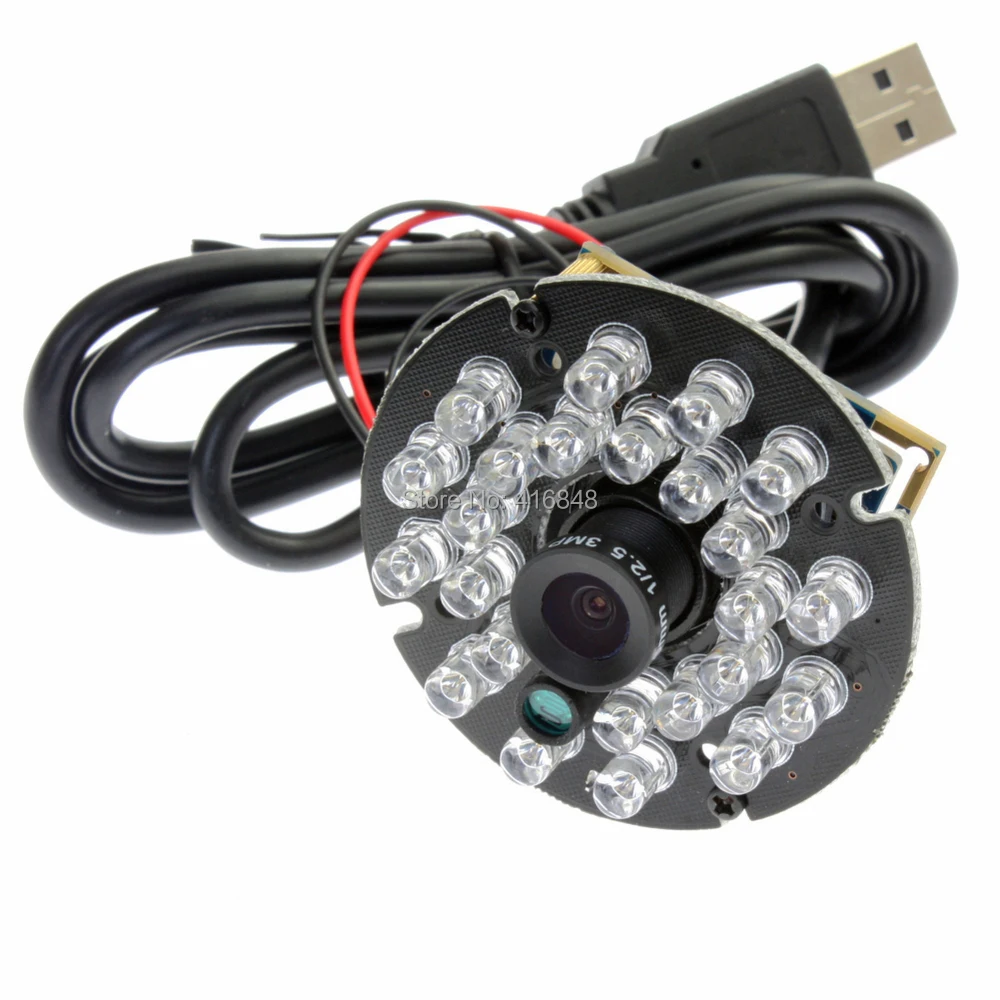 2 1 мм объектив ночного видения 0 мегапикселя 720p hd мини CMOS OV9712 usb ИК микро камера