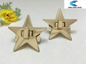 Бесплатная доставка, замок для сумки (5 шт.лот), высококачественные сумки, аксессуары для сумок, сумка для самостоятельного изготовления, креативный замок в форме звезд