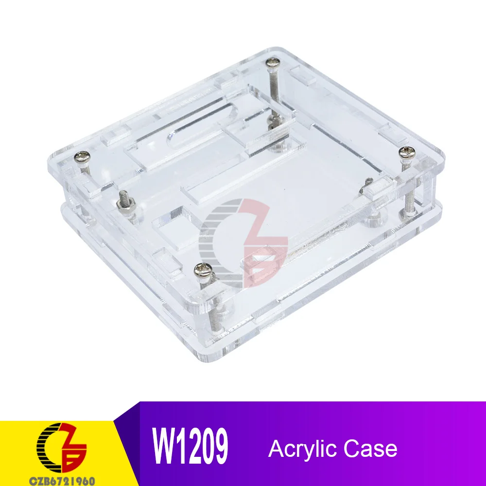 W1209 Acrylic Case W1209 W1209WK светодиодный цифровой регулятор температуры 12 В 110 В 220 в домашний инкубатор Автомобильный термометр метеостанция - Цвет: W1209 Acrylic Case