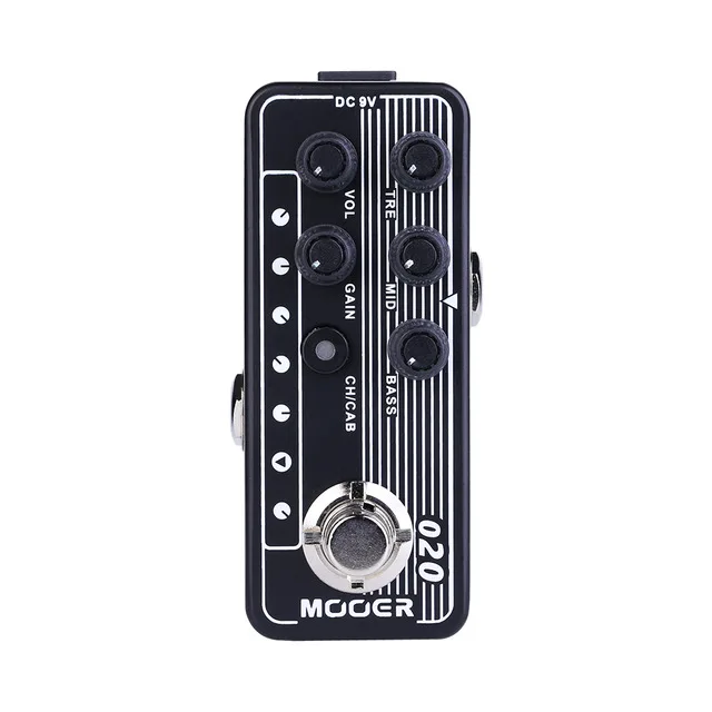 Mooer M020 BLUEND Electric Guitar Effects Pedal Stompbox Speaker Cabinet Simulation High Gain Tap Tempo Bass Accessories enlarge
