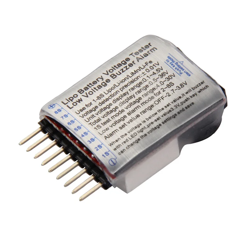 Высокая точность 2 в 1 RC Lipo батарея измеритель низкого напряжения тестер