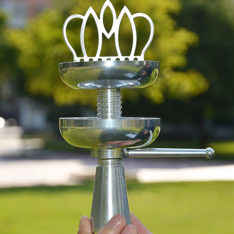 1 PC Shisha Bowl Многофункциональный в форме короны уголь для кальяна и табачная чаша Держатель головки горелки для воды курительная трубка аксессуары - Цвет: 1 PC Shisha Bowl