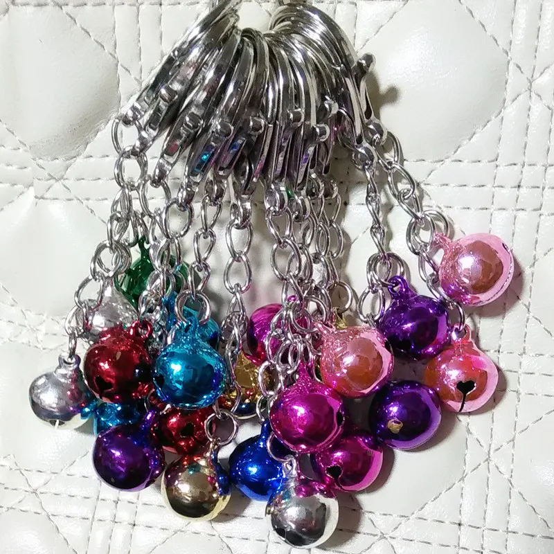 Новая мода большая застежка краб небольшой медной Jingle брелок колокольчики Щепка