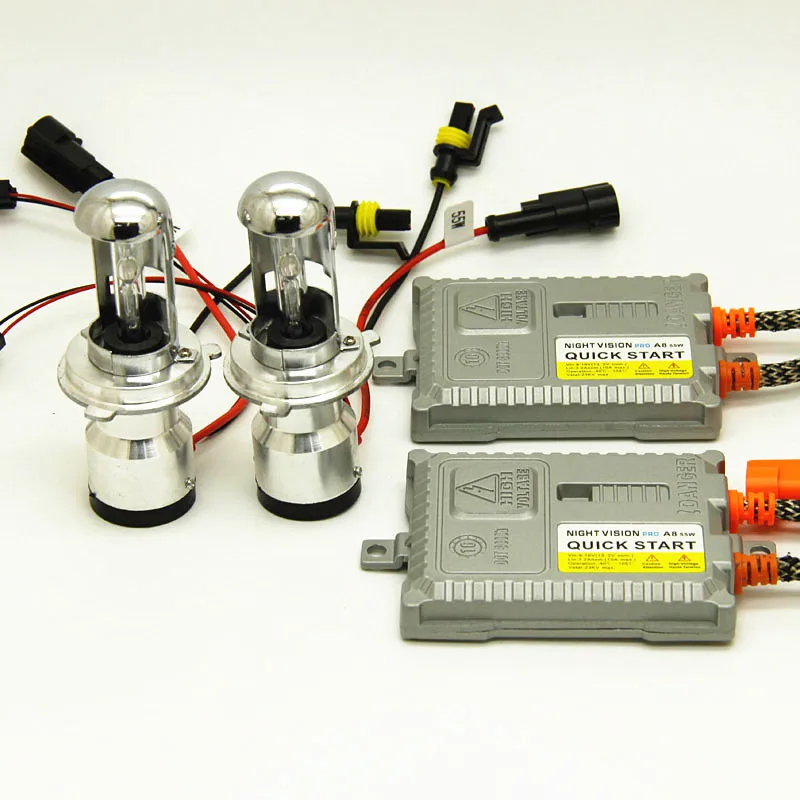 Биксенон 55 Вт H4 Hi Low 12 В AC HID H4-3 Биксеноновая автомобильные ксеноновые фара 1 компл |