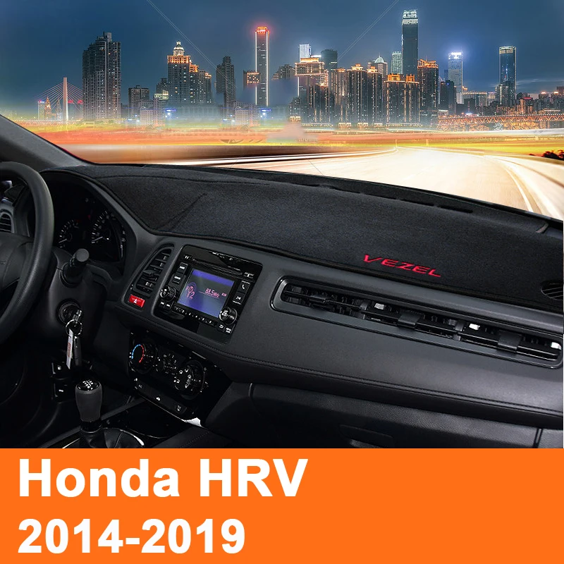 

For Honda HRV HR-V Vezel 2014 2015 2016 2017 2018 2022 Dashmat Dash Mat Dashboard Cover Pad Sun Shade Carpet ANti-UV Accessories