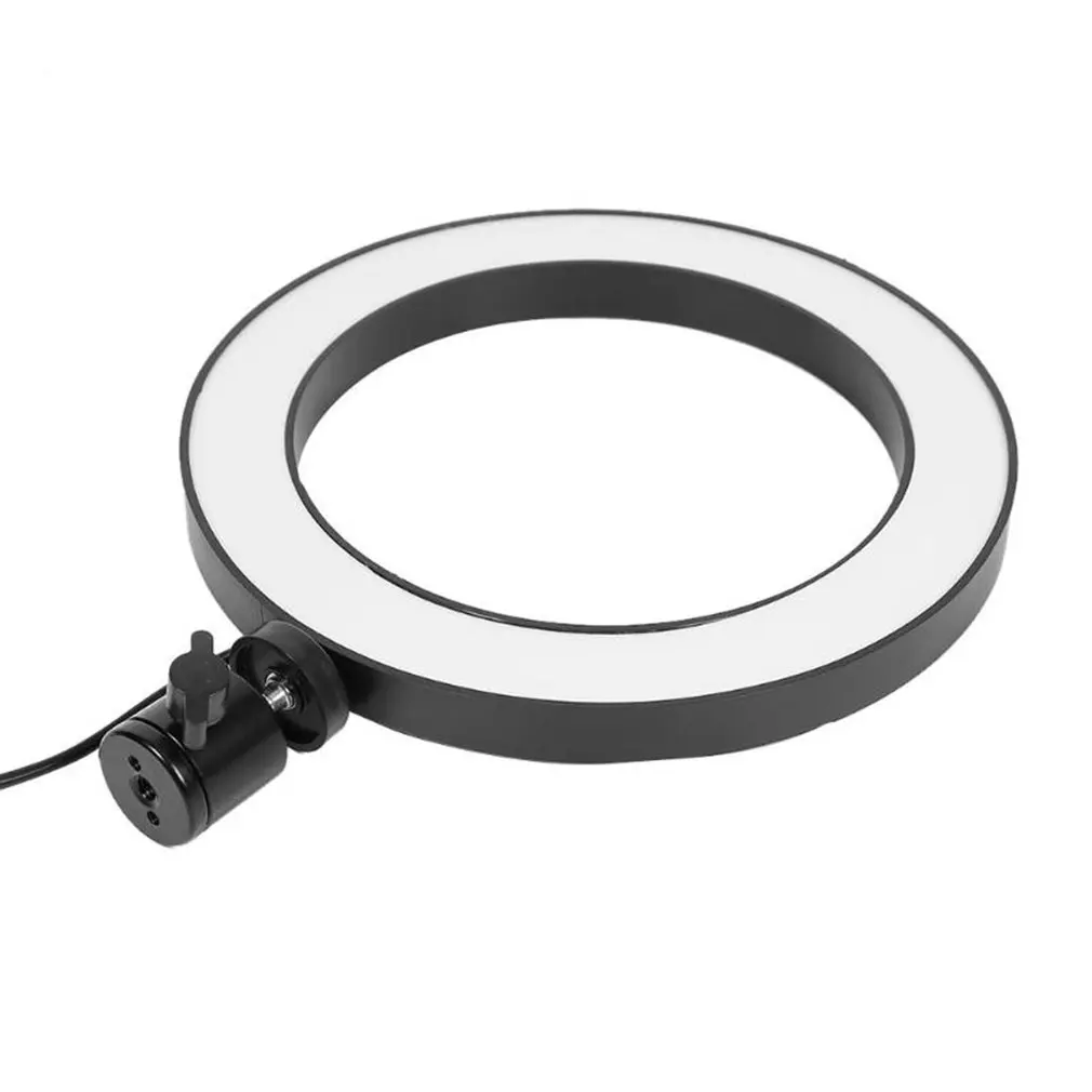 Портативный 8 дюймов Мини светодиодный кольцевой светильник 3200 K/5500 K USB видео свет круглый светильник 80 светодиодный для YouTube фотосъемки