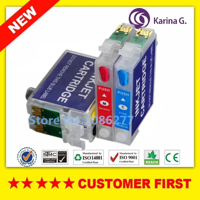 Картридж для принтера Epson STYLUS C79/C110/C90/C92/CX3900/CX3905/CX4900/CX4905/CX5500 1 комплект | Компьютеры