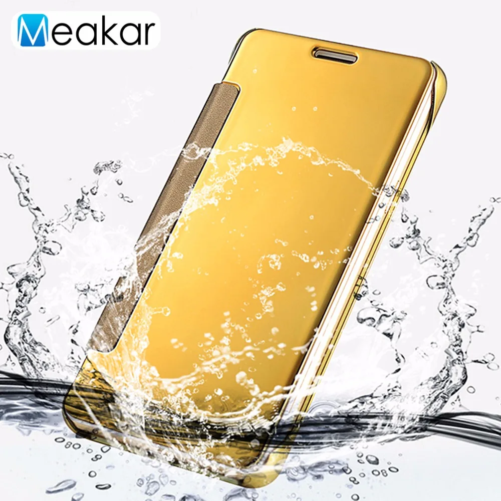 Светоотражающее зеркало 5 0 для samsung Galaxy J3 2016 чехол 2015 J300 задней панели сотового