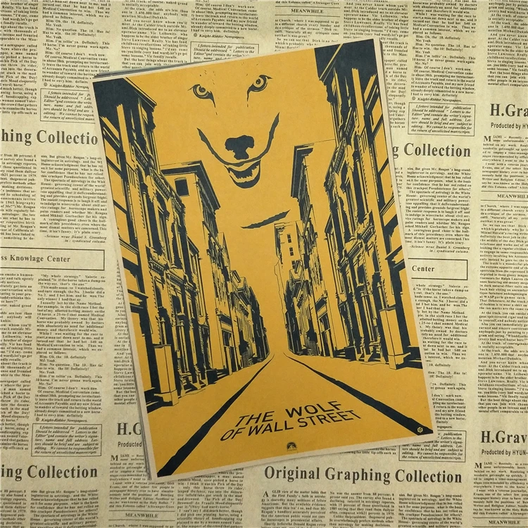 Постер из фильма волк стена стрит Леонардо ДиКаприо Маргот Робби настенные