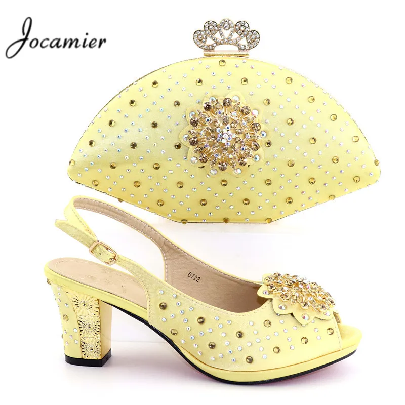 Jocamier talian/комплект из туфель и сумочки в африканском стиле Свадебный комплект