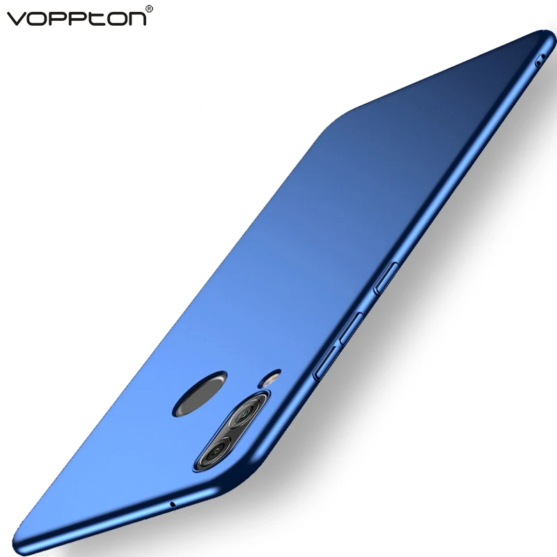 Тонкий жесткий чехол из поликарбоната для huawei P Smart 2019 Матовая Броня задняя крышка