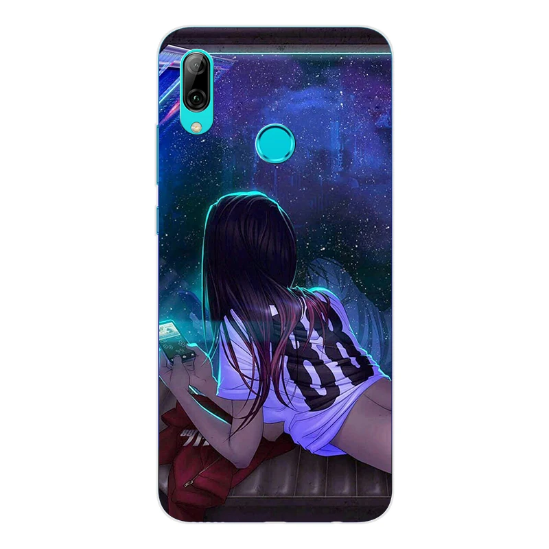 for Coque Huawei P Smart 2019 Case Cover Fundas Soft Silicone For PSmart Phone 6.21&quot POT-LX3 Bumper Capa |