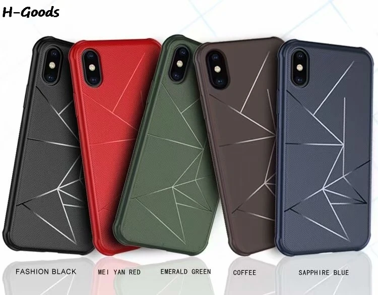 H-Goods Ultra-thin Black Magnetic Case for iPhone 7 6 8 Plus 5 5s SE XS Soft TPU iPhoneX max XR Magnet Car Phone Holder |