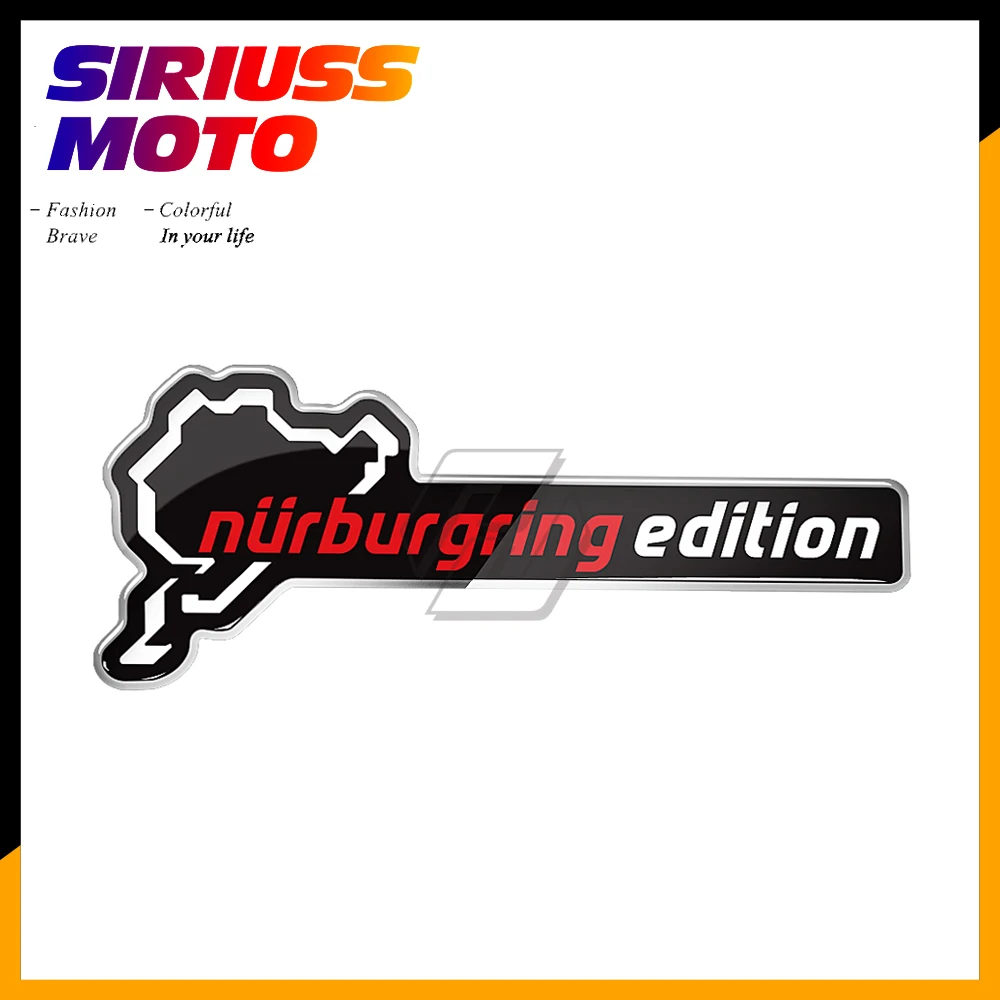 3D резиновая наклейка Nurburgring на мотоцикл танк Мотокросс гоночный стикер наклейки