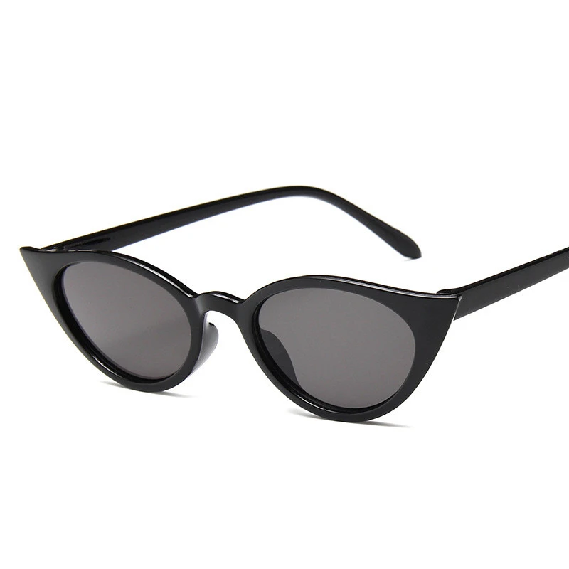 Солнцезащитные очки кошачий глаз для мужчин и женщин винтажные темные с цветными