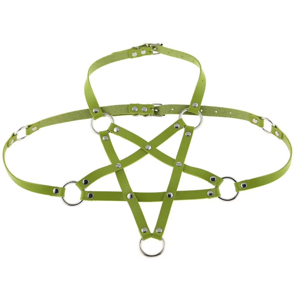 KMVEXO, сексуальный хараджаку, аниме, для мужчин, т, кожа, для тела, ремни, ожерелье для женщин, для мужчин, готический бюстгальтер, лето, бохо, вечерние, ювелирное изделие, подарок