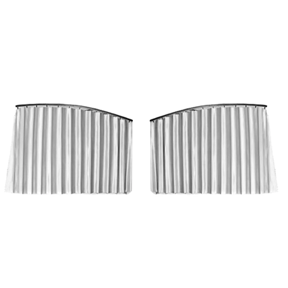 silver Rear Хит, 1 пара, автомобильный Магнитный солнцезащитный козырек, полная защита от ультрафиолета, занавес, защита от солнца, защита конфиденциальности, оттенки BX - Цвет: silver Rear