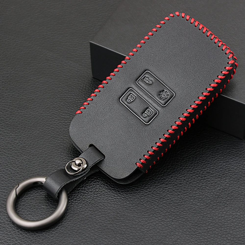 Модный кожаный брелок для ключей Автомобильный чехол защитный держатель Renault koleos