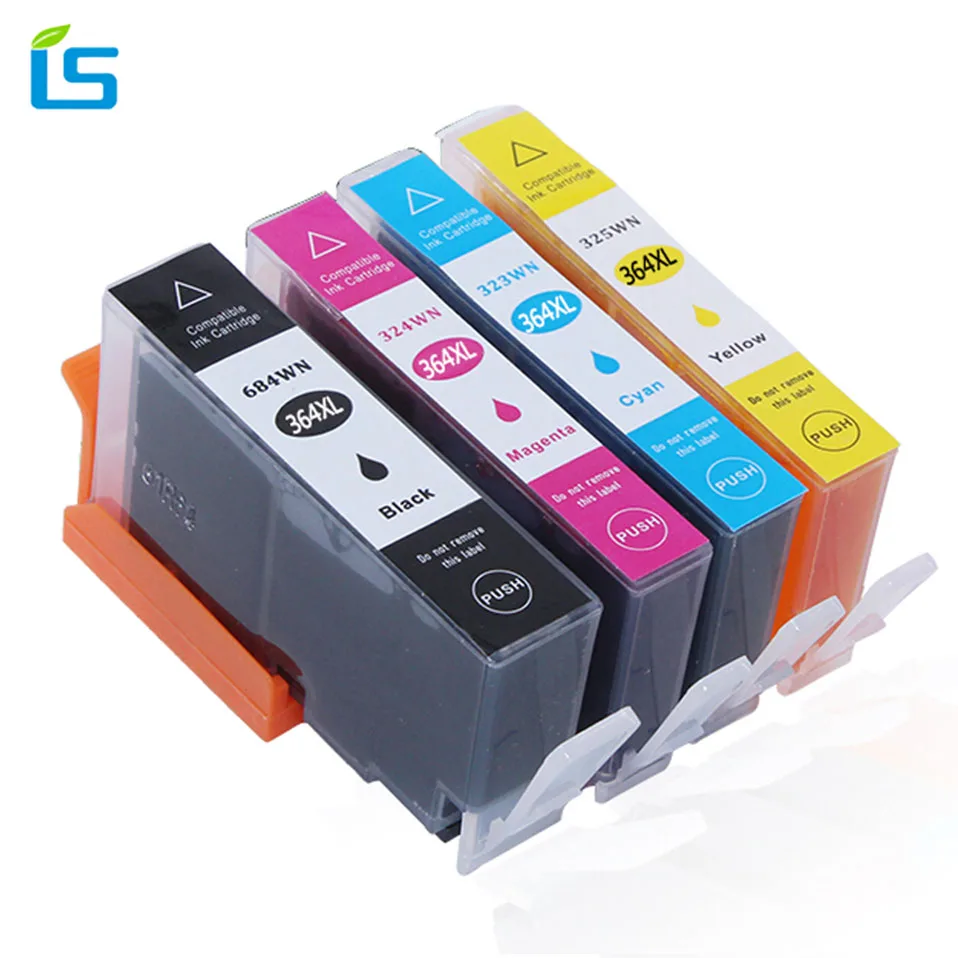 4 шт./компл. 364XL совместимый картридж Замена для HP 364 xl чернила Deskjet 3070A 5510 6510 6512 B109a