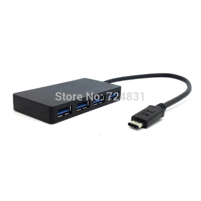 Zihan USB 3 1 Type C мультипортовый 4 портовый адаптер Hub высокого качества для ПК