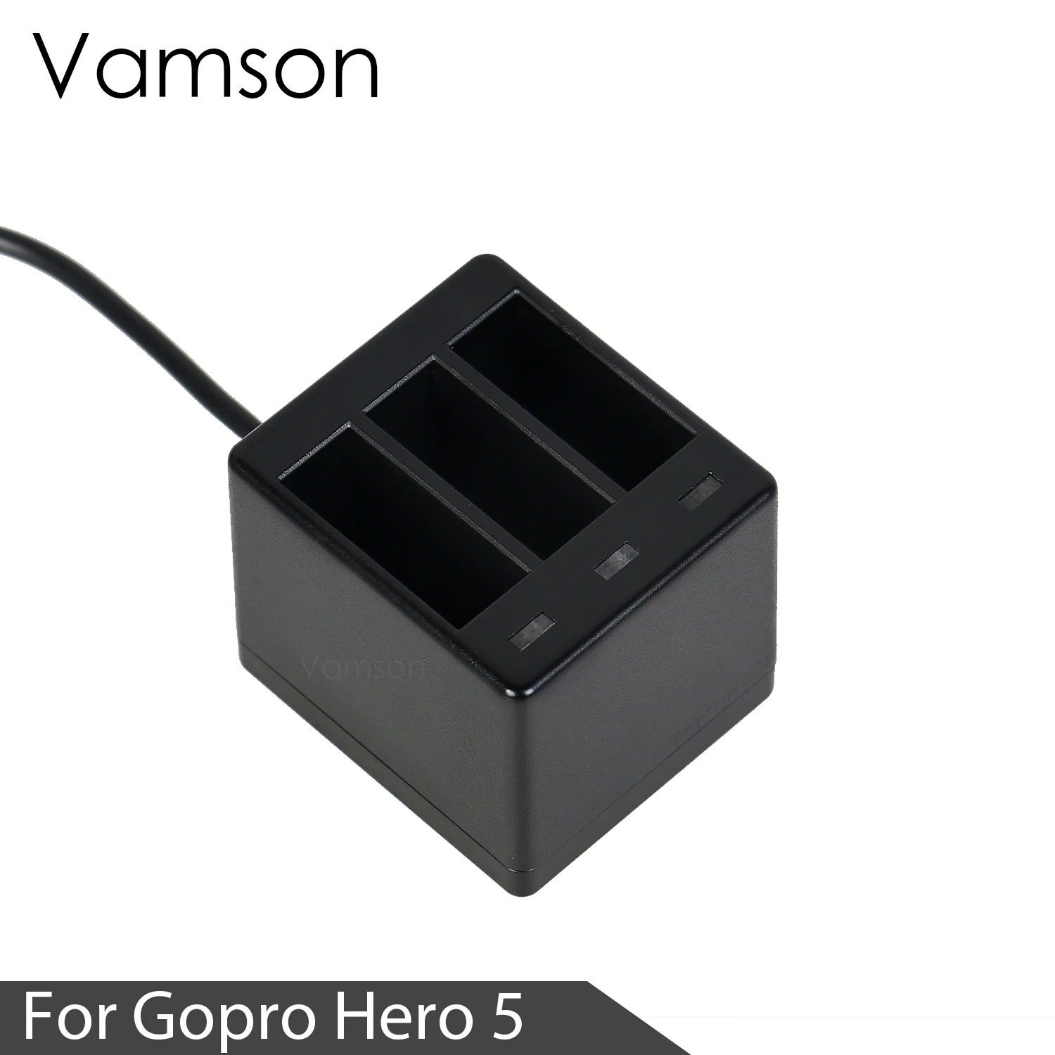 Vamson для GoPro Hero 8 7 6 5 Аксессуары 3 канальное зарядное устройство аксессуары Gopro Экшн