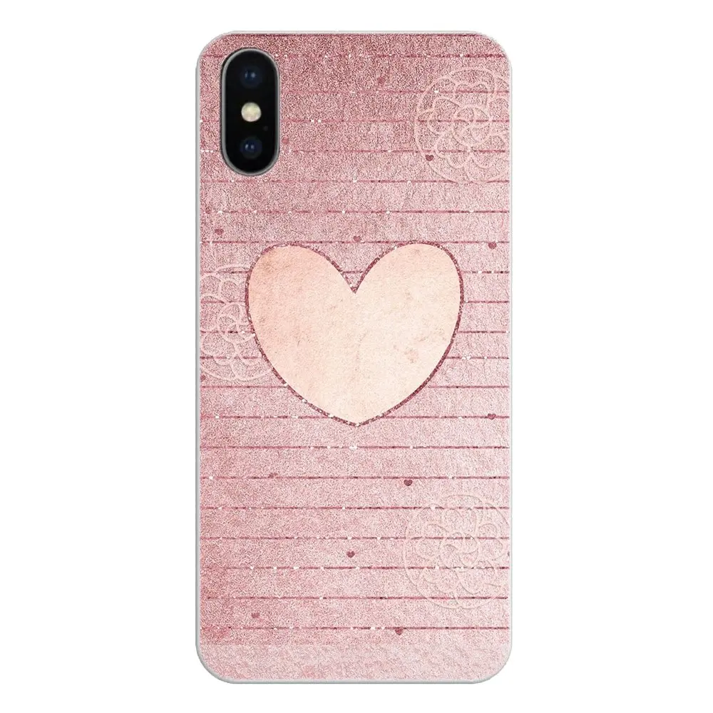 Мягкий чехол для iPhone XS Max XR X 4 4S 5 5S 5C SE 6 6S 7 8 Plus Samsung Galaxy J1 J3 J5 J7 A3 A5 красивый золотой