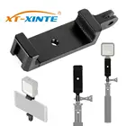 Держатель для телефона, зажим, адаптер для штатива с отверстием 14 и холодным башмаком, зажим для iPhone, Huawei, для камеры Gopro, монопод для селфи