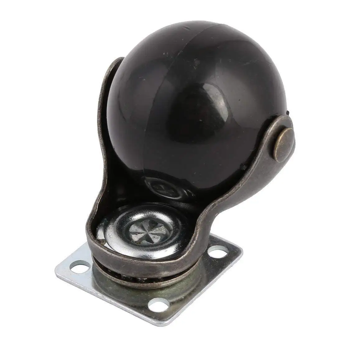 4 Pack Swivel Top Plate Hooded Ball Caster Wheels Antique Bronze 1.5-inch No Brake Furniture Chair Spherical | Обустройство дома