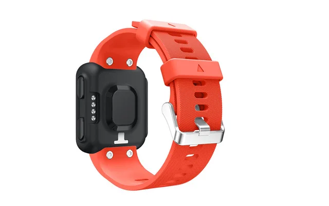 Оранжевый Спортивные часы ремешок на запястье для Garmin Forerunner 35 30 умный ремешок для часов браслет красочный сменный силиконовый ремень браслет - Цвет: Оранжевый