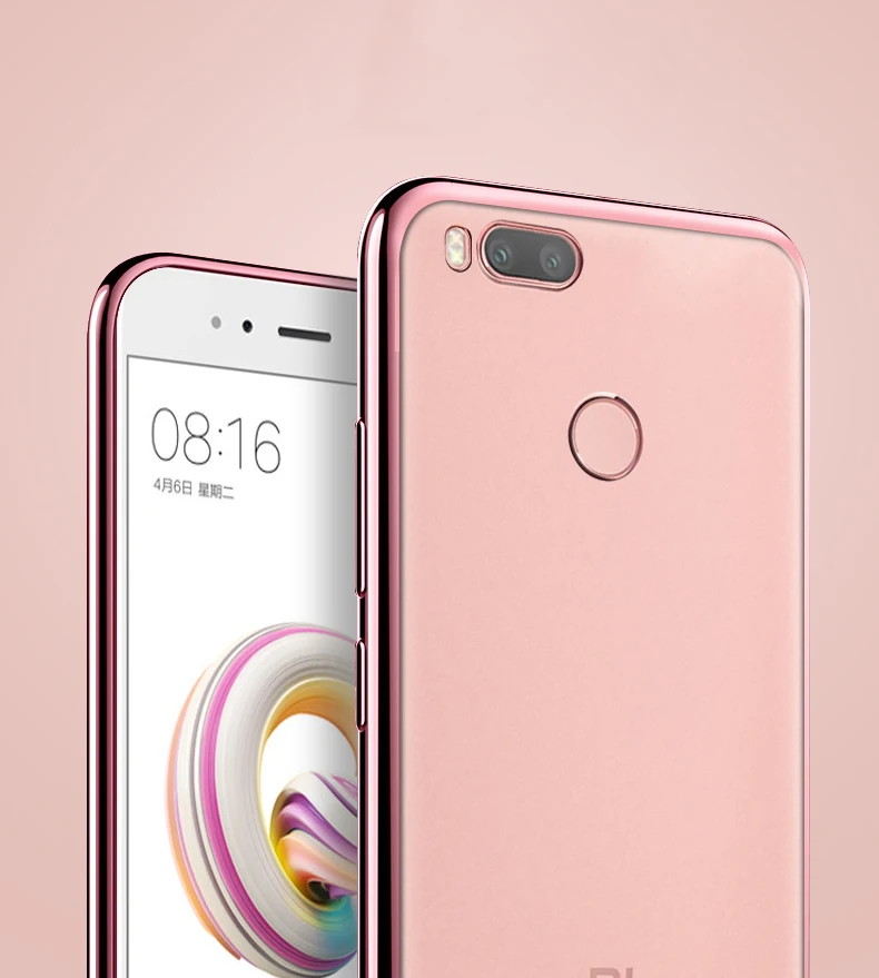 Оригинальные чехлы из ТПУ для Xiaomi Mi 5X MiA1 защитный прозрачный чехол задней панели