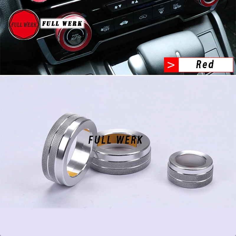 3 шт./компл. алюминиевый брелок для автомобильных ключей AC кондиционер звук ручку