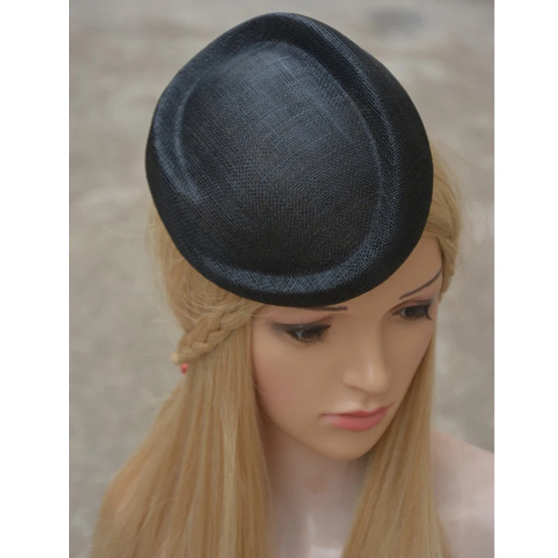 Женский Вуалетка Sinamay трехслойная шляпа для коктейлей и свадьбы 1 шт.|millinery diy|hats