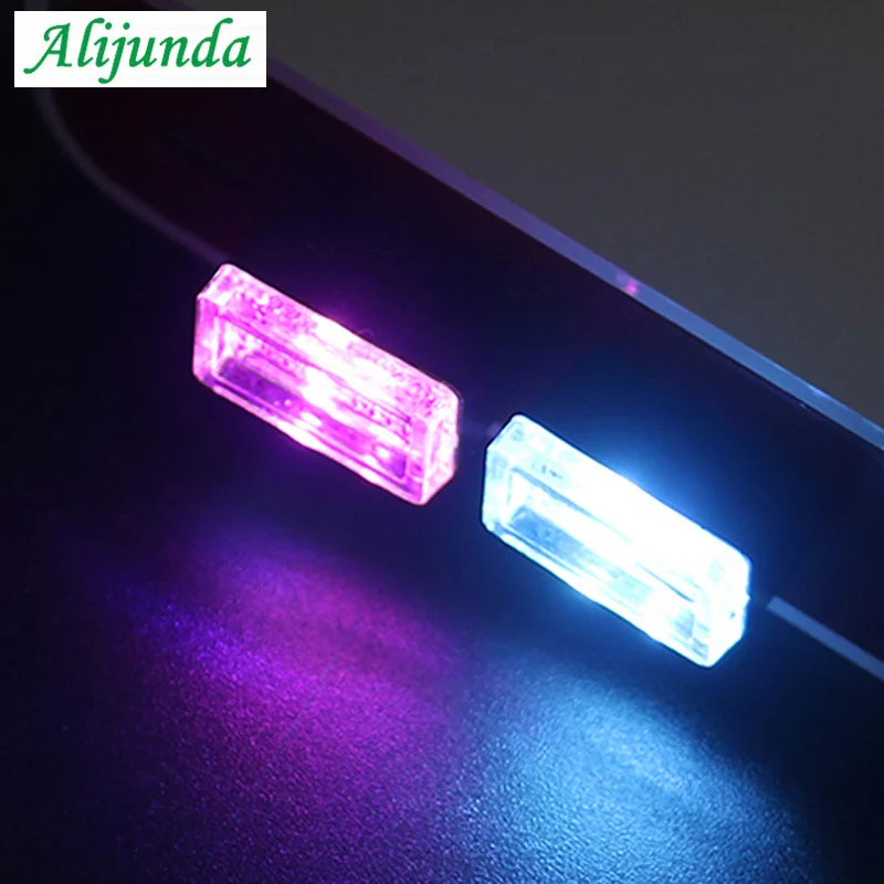 USB ночник светодиодный Автомобильный интерьер атмосферная лампа ножная