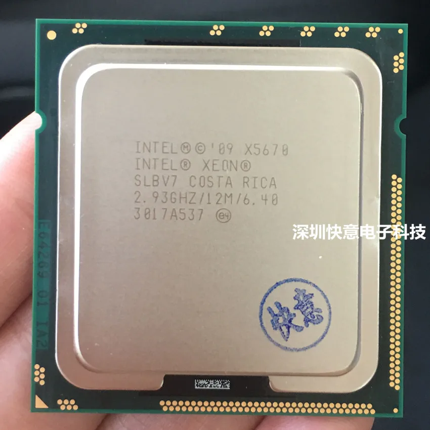 Процессор Intel Xeon X5670 2 93 ГГц LGA1366 кэш L3 12 МБ шесть ядер серверный процессор|intel xeon|intel