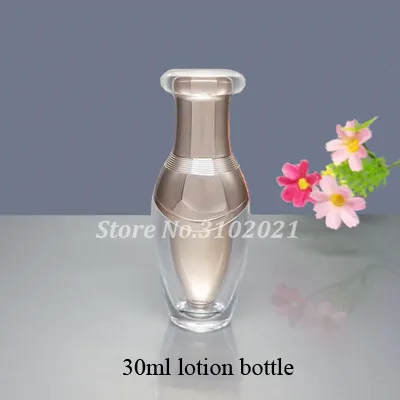 30ml 8 шт./лот 15/30/50 г 100 мл пустой моды косметический крем банку Пот Макияж жидкости опрыскивателя распылитель лосьон Пресс бутылки насоса костюм комплект - Цвет: 30ml