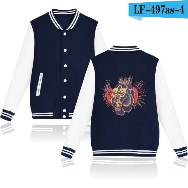 navy blue and white DETHRONE зимняя бейсбольная куртка пальто для мужчин/женщин Конор Макгрегор MMA пресловутого размера плюс Толстовка Модные флисовые куртки толстовки - Цвет: navy blue and white