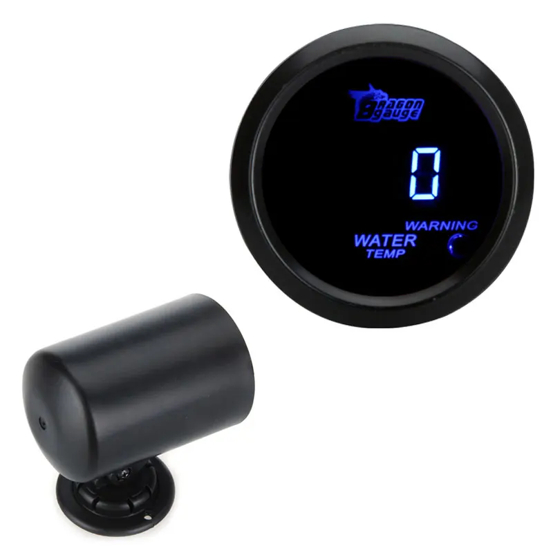 Цифровой измеритель температуры воды датчик с датчиком для авто 52 мм 2 дюйма ЖК