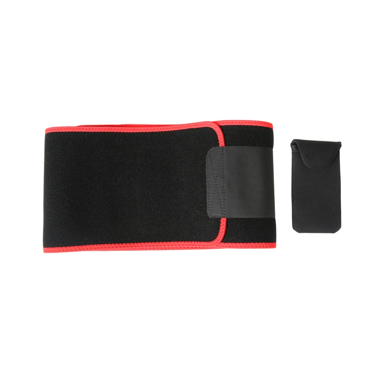 Новый черный пояс для похудения Портативная сумка телефона спортивный йоги
