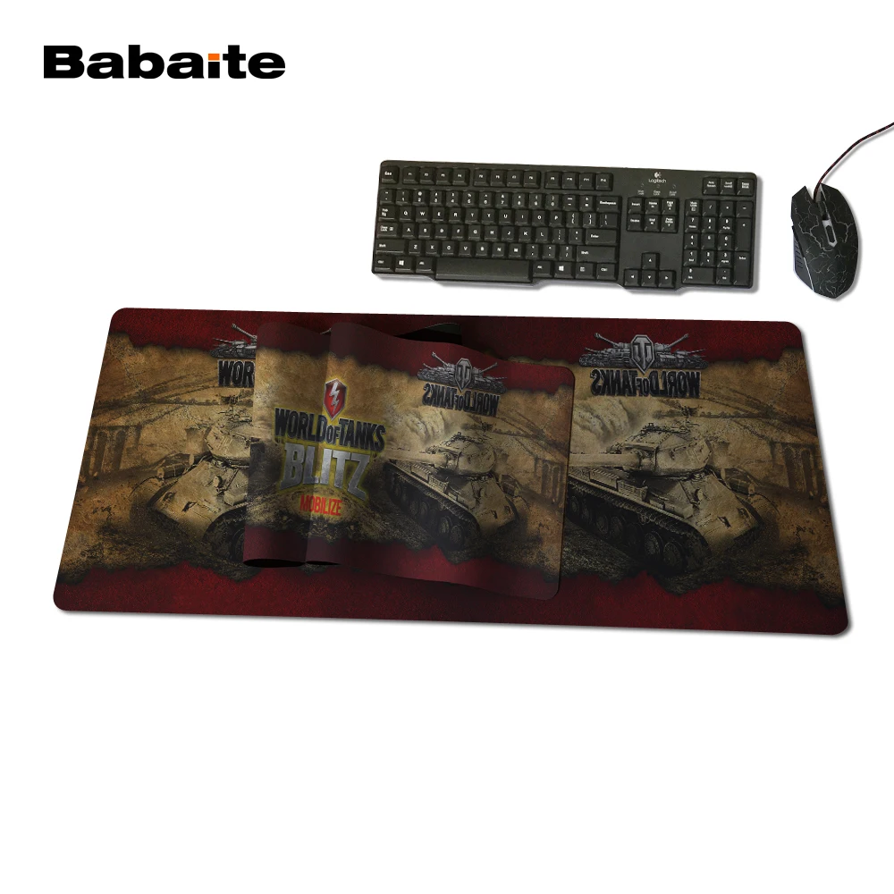 Babaite резиновый коврик для мыши Notbook World of Tanks компьютерный стол коврики игровой