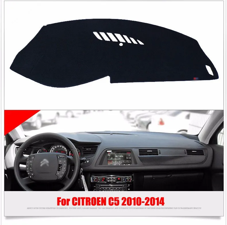 Интерьер приборной панели ковер Photophobism защитная накладка коврик для Citroen C5 2010