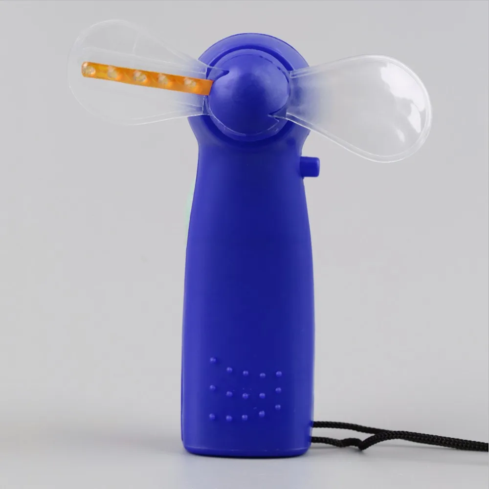 Портативный Handheld Вентилятор охлаждения красочные светодиодный свет