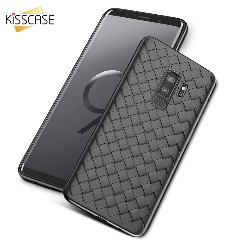 Чехол KISS мягкий чехол для телефона samsung Galaxy Note 10 Plus S10 S10E плетеный сетчатый S8 S9 8 9