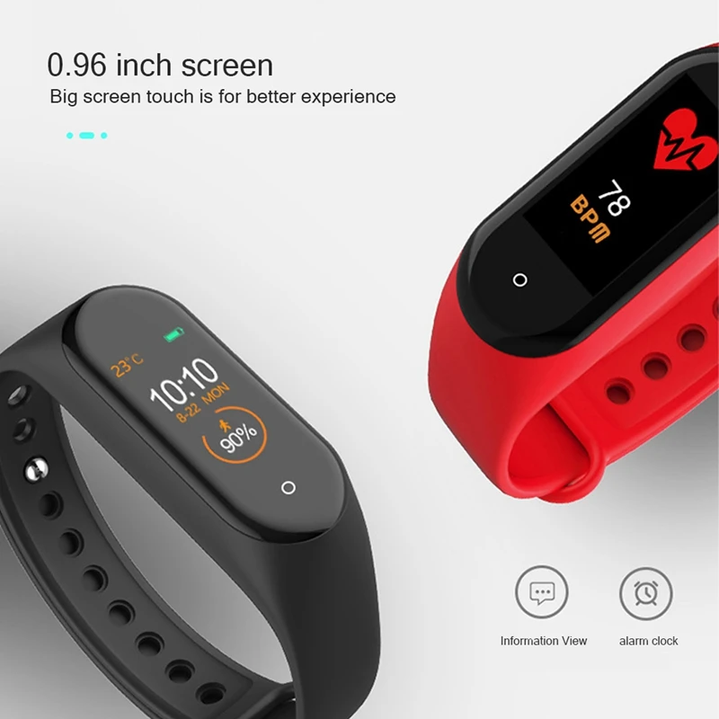 M4 Новый цветной экран смарт-браслет спортивный фитнес-браслет трекер для