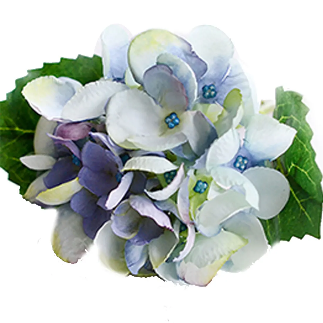 Blue Французский стиль, розы, искусственные цветы, ветка, Свадебная вечеринка, домашний декор, букет гортензии, искусственные цветы, растения, сухоцветы - Цвет: Blue