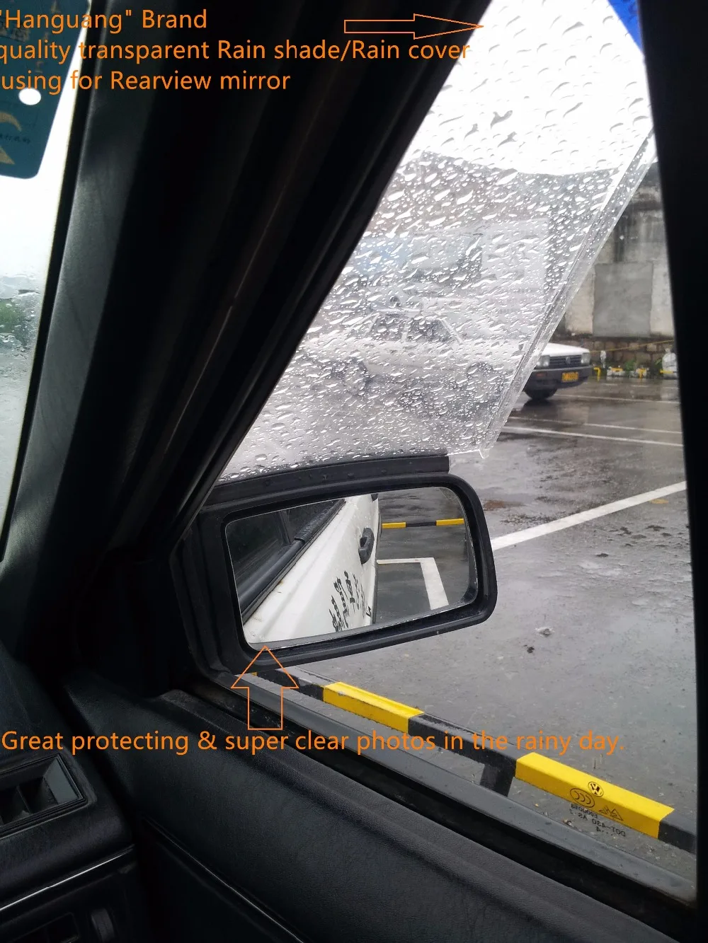 Бесплатная доставка прозрачное Автомобильное зеркало заднего вида для