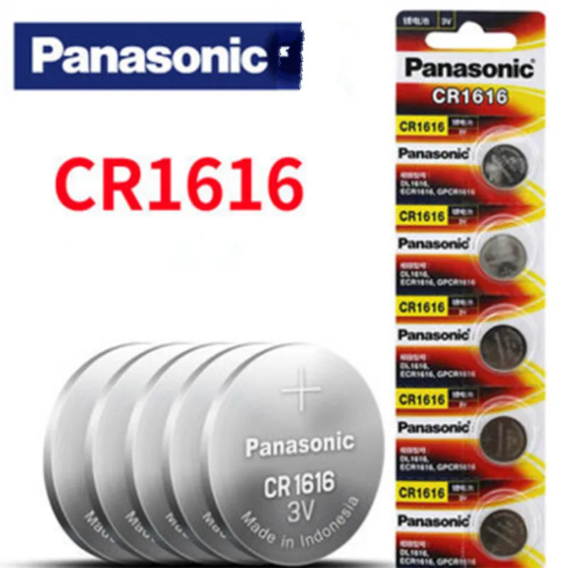 100 шт./лот PANASONIC CR1616 DL1616 ECR1616 LM1616 1616 3 V литиевые батареи кнопка сотового телефона монета Батарея