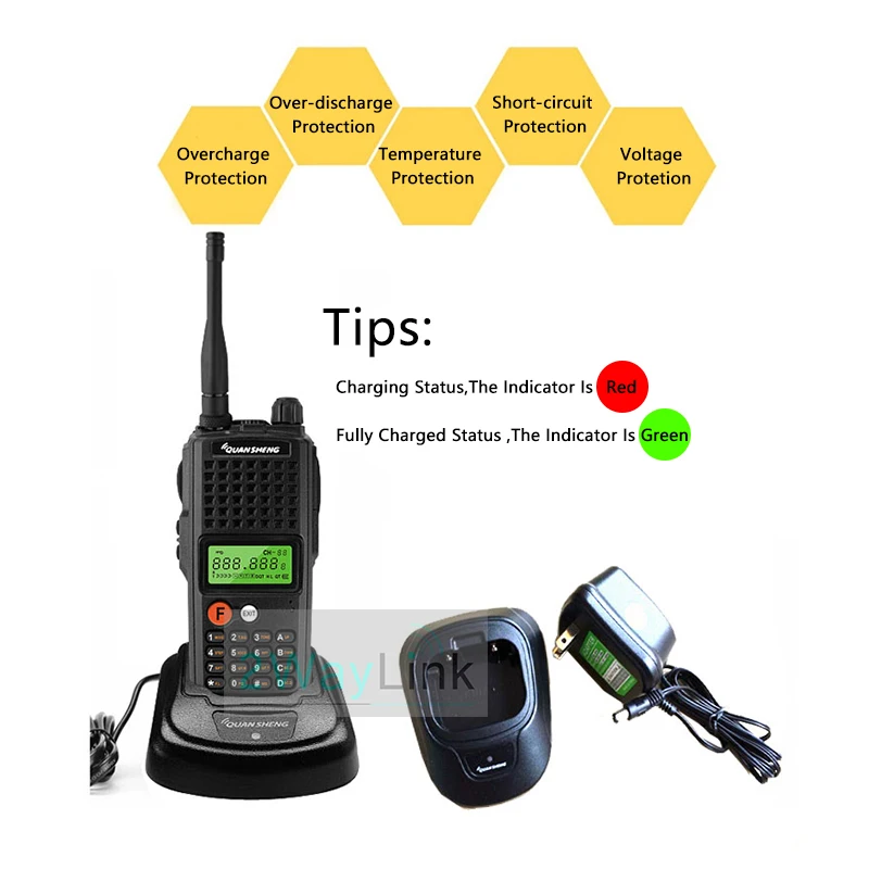 10 Вт QuanSheng TG K10AT иди и болтай Walkie Talkie “иди км ТГ радио comunicador UHF400 470MHz дополнительный