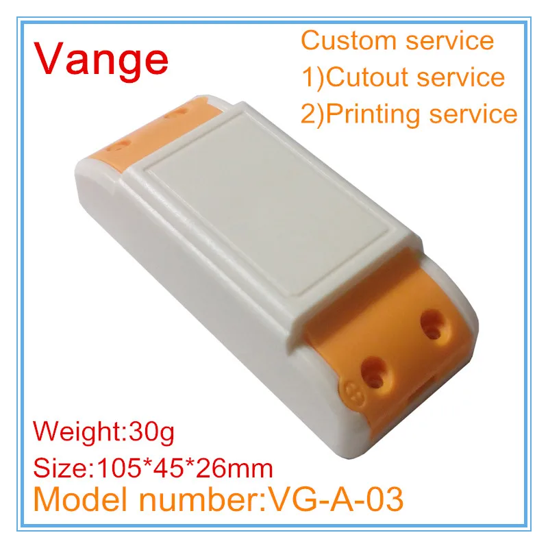 5 шт./лот led driver project box IP54 огнеупорный PC Пластиковый корпус для инструментов diy