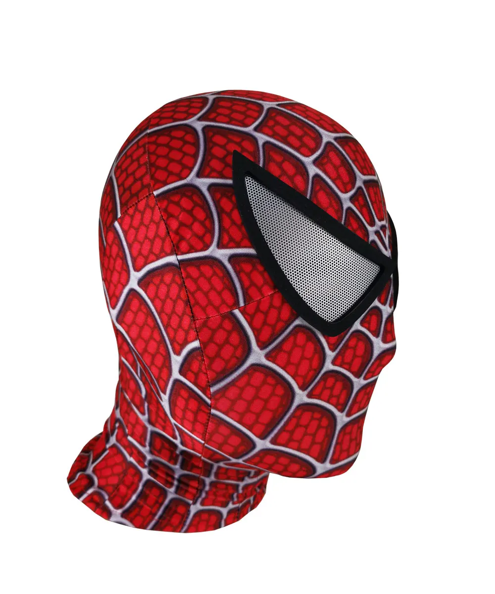 3D печатных Raimi Spider-man маски вечеринка Хэллоуин Косплей костюмы Человека-паука лайкра маска супергероя линзы