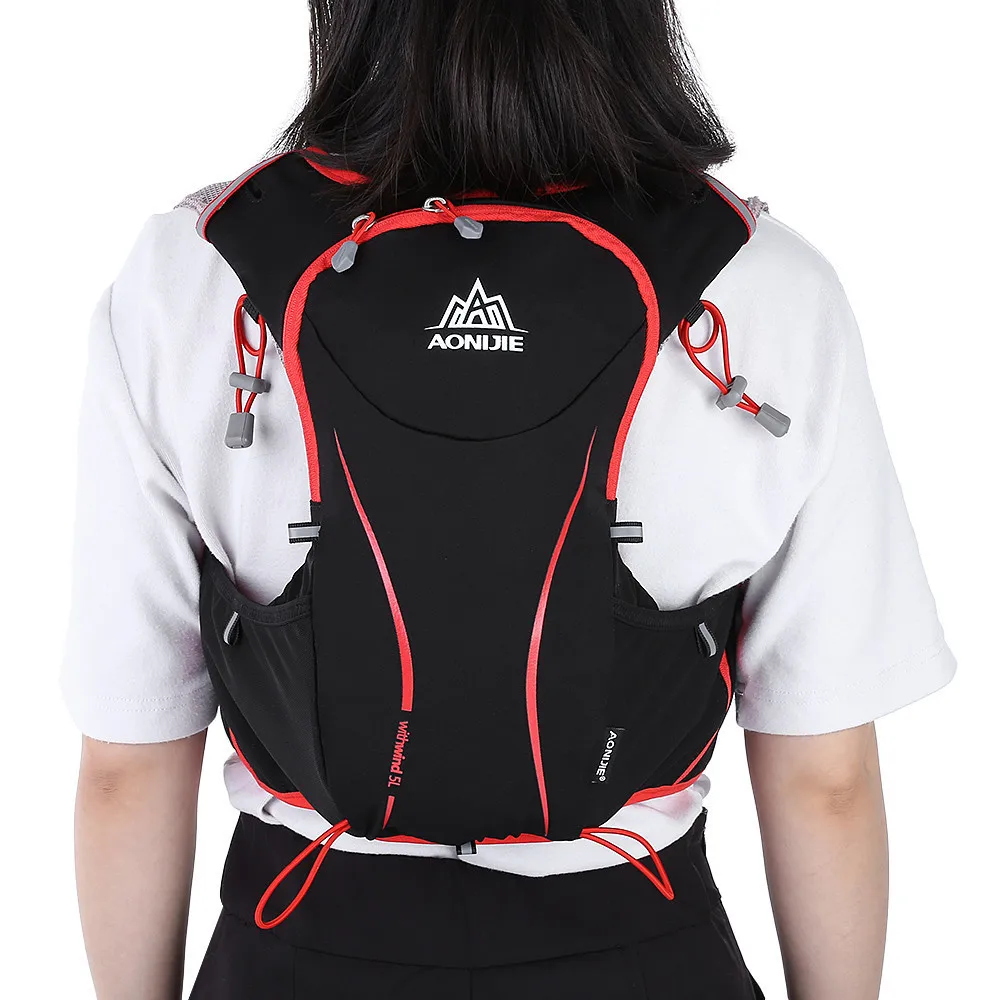 AONIJIE 5L Running Backpack Outdoor Hydration Bag Sport Backpack Super Light Water Bag Running Vest For Cycling Climbing Camping